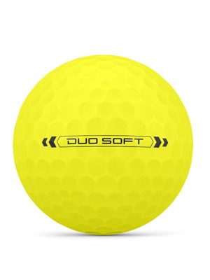 Wilson Duo Soft Yellow Golf Balls (12 Balls) - Prior Gen