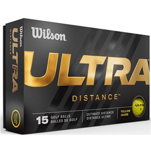 Wilson Ultra Distance Yellow Golf Ball