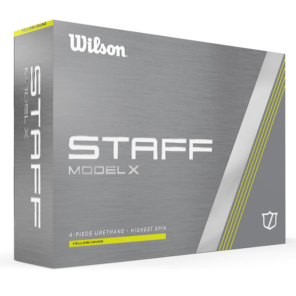 Wilson Staff Model X Yellow Golf Balls (12 Balls) 2024 - Golfonline