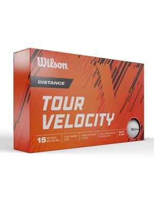 Wilson Tour Velocity Distance Golf Balls (15 Balls)