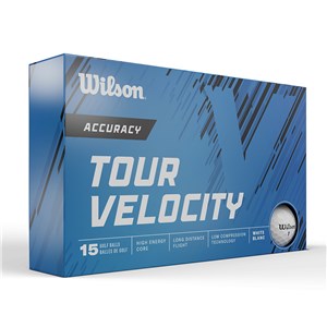 Wilson Tour Velocity Accuracy Golf Balls