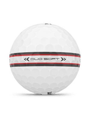 Wilson Duo Soft TRK360 White/Red Golf Balls (12 Balls)