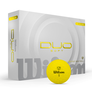 Wilson Duo Soft Yellow Golf Balls 12 Balls 2025