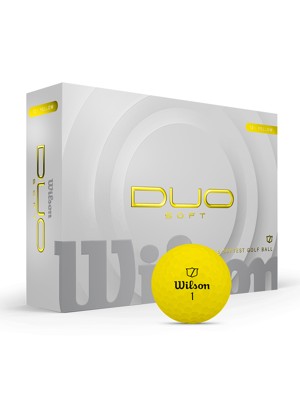 Wilson Duo Soft Yellow Golf Balls (12 Balls)