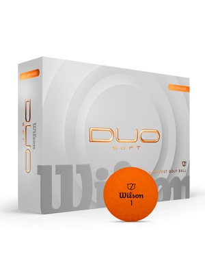 Wilson Duo Soft Orange Golf Balls (12 Balls)
