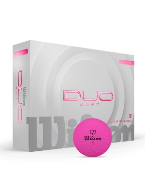 Wilson Duo Soft Pink Golf Balls (12 Balls)