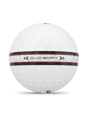 Wilson Duo Soft TRK360 White/Red Golf Balls (12 Balls)