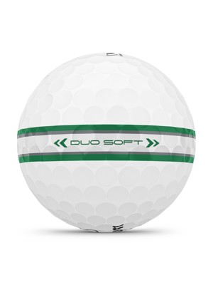 Wilson Duo Soft TRK360 White/Green Golf Balls (12 Balls)