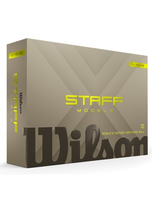 Wilson Staff Model X Yellow Golf Balls (12 Balls)