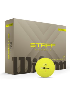 Wilson Staff Model X Yellow Golf Balls (12 Balls)