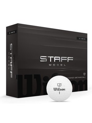 Wilson Staff Model White Golf Balls (12 Balls)