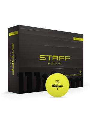 Wilson Staff Model Yellow Golf Balls (12 Balls)