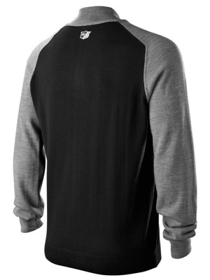 Wilson Mens 2-Tone TurtleNeck Quarter Zip Sweater