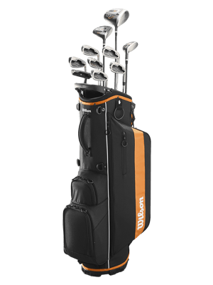 Wilson Mens X-31 Advantage Package Set (Steel/Graphite) - 1 Inch Longer