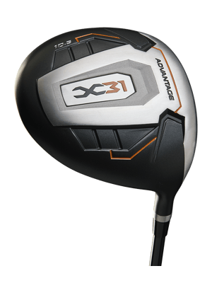 Wilson Mens X-31 Advantage Package Set (Steel/Graphite) - 1 Inch Longer