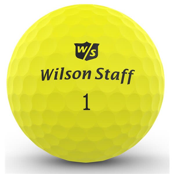 Wilson Staff Dx2 Optix Yellow Golf Balls 12 Balls Golfonline 