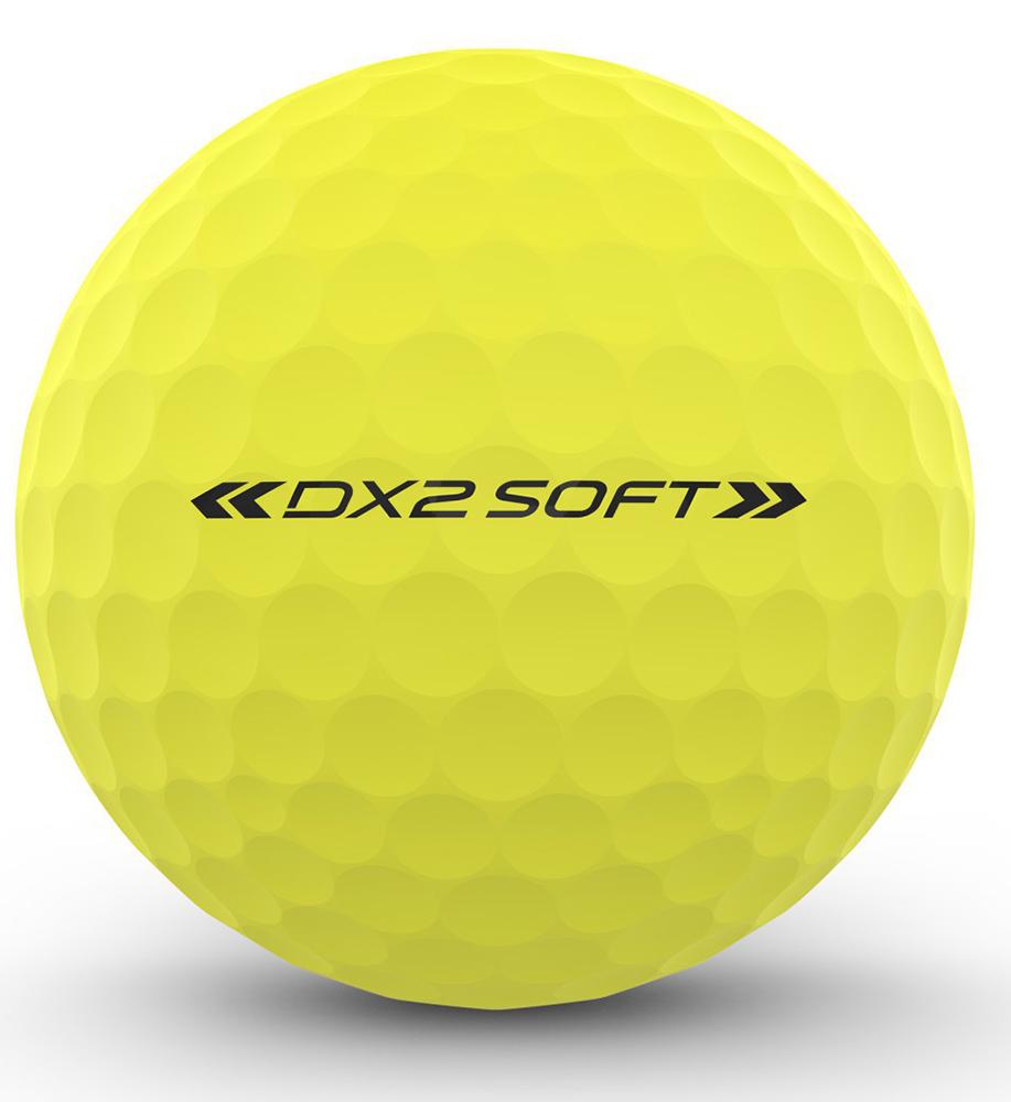 Wilson Staff DX2 Optix Yellow Golf Balls (12 Balls)