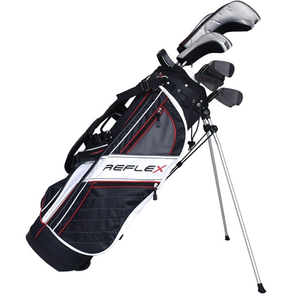Wilson Mens Reflex Premium Golf Package Set (Steel/Graphite)