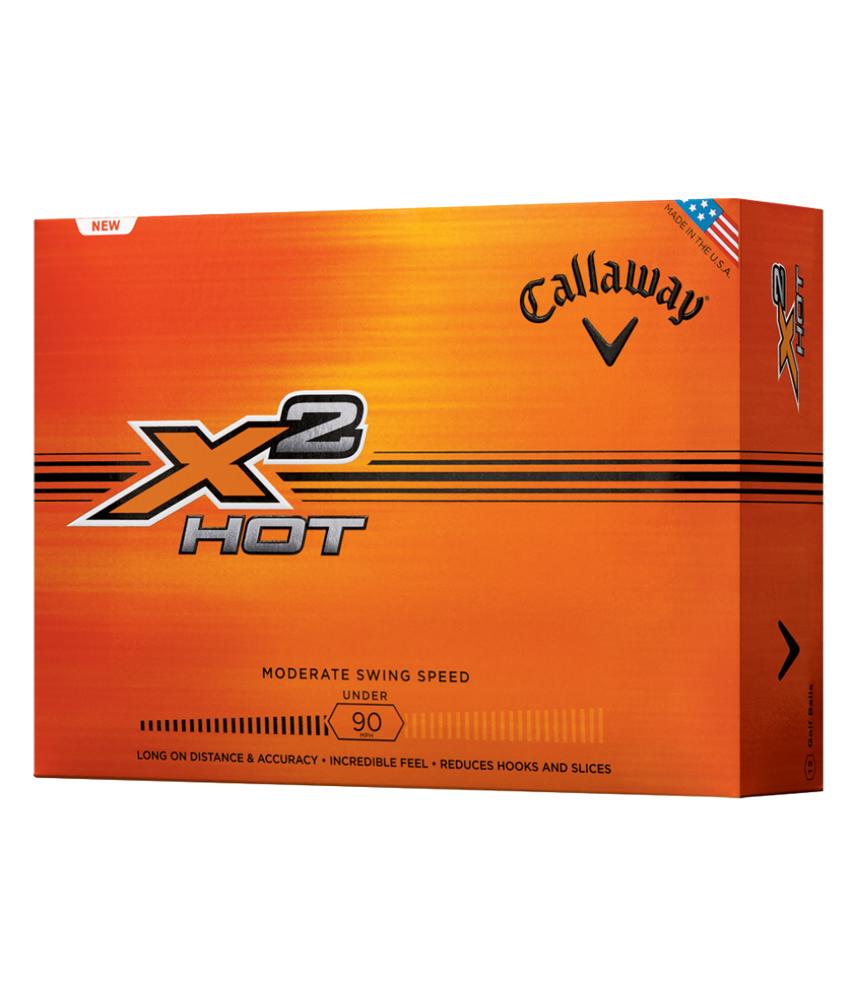 Callaway X2 Hot Golf Balls (12 Balls)