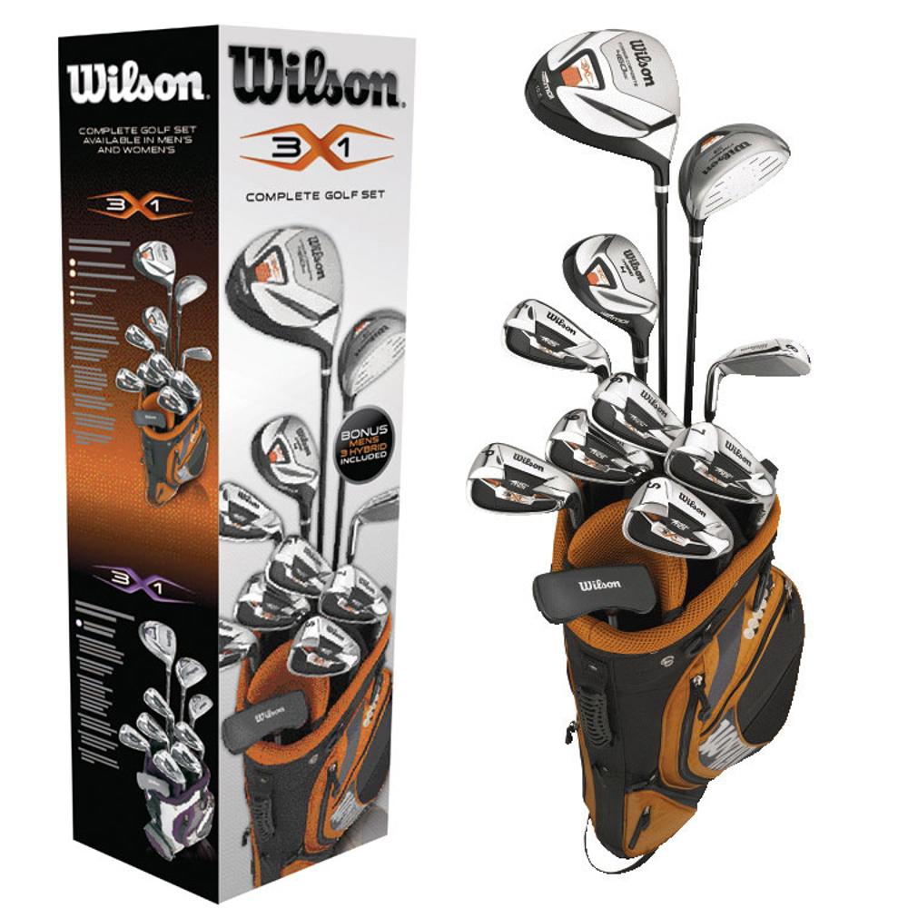 Wilson X31 MOI Left Hand Golf Package Set (Steel/Graphite)
