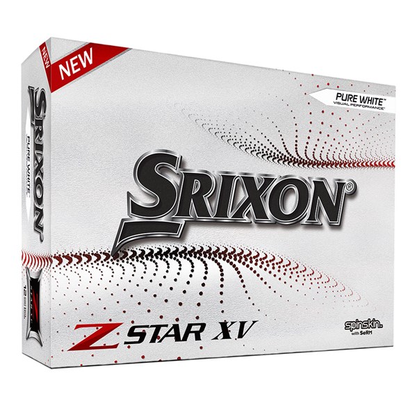 Srixon Z-Star XV White Golf Balls (12 Balls)