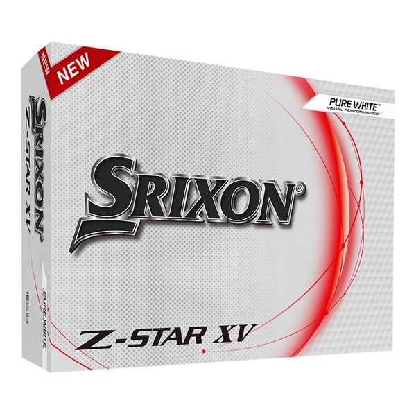 Srixon Z-Star XV Pure White Golf Balls (12 Balls) 2023