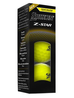 Srixon Z-Star Tour Yellow Golf Balls (12 Balls)