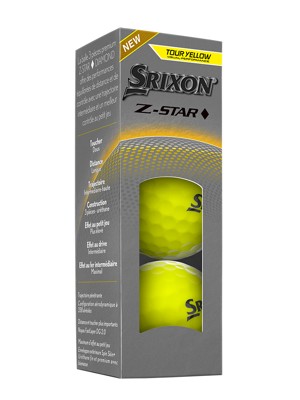 Srixon Z-Star Diamond Tour Yellow Golf Balls (12 Balls)