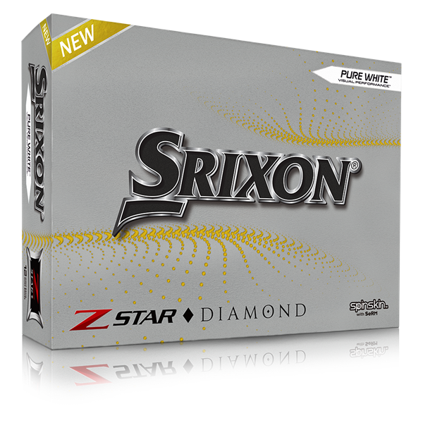 Srixon Z-Star Diamond Golf Pure White Balls (12 Balls)