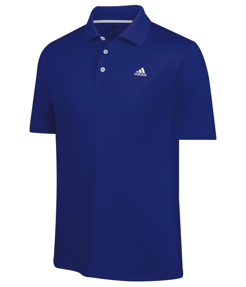 adidas Mens ClimaLite Solid Polo Shirt - Golfonline