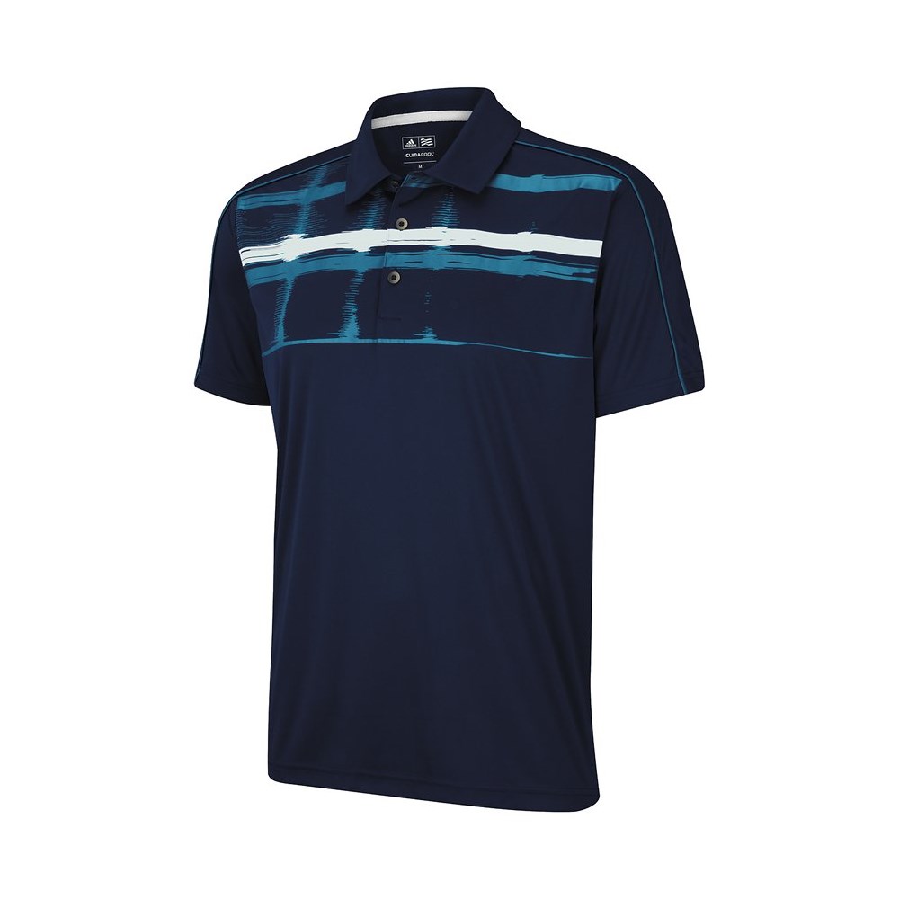 adidas Mens ClimaCool Velocity Print Polo Shirt 2013 - Golfonline