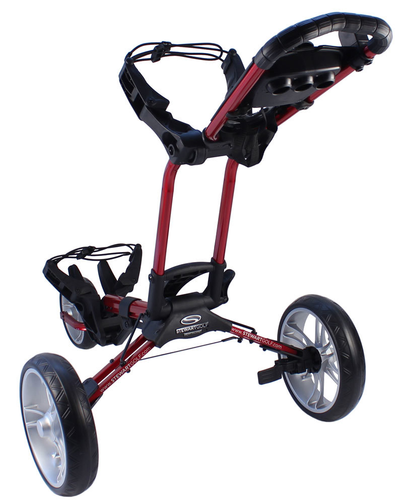 Stewart Golf Z1 Push Trolley with Free Umbrella Holder and Free Travel Bag