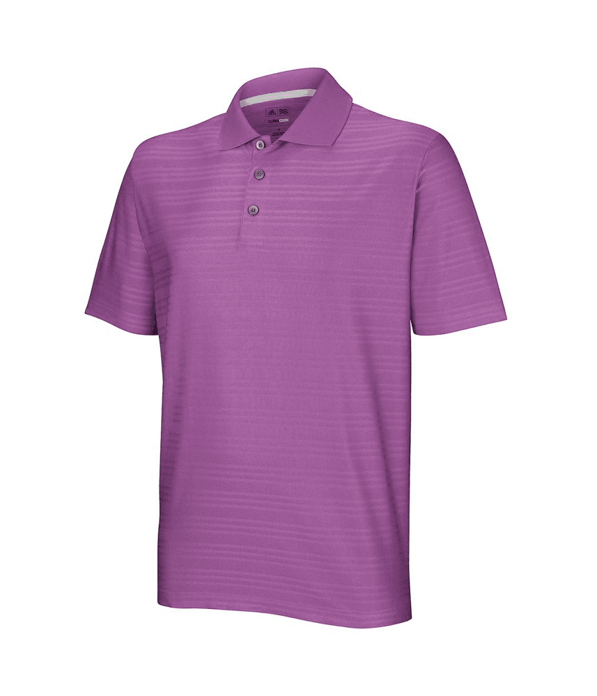 adidas Mens Climacool Textured Solid Polo Shirt | GolfOnline