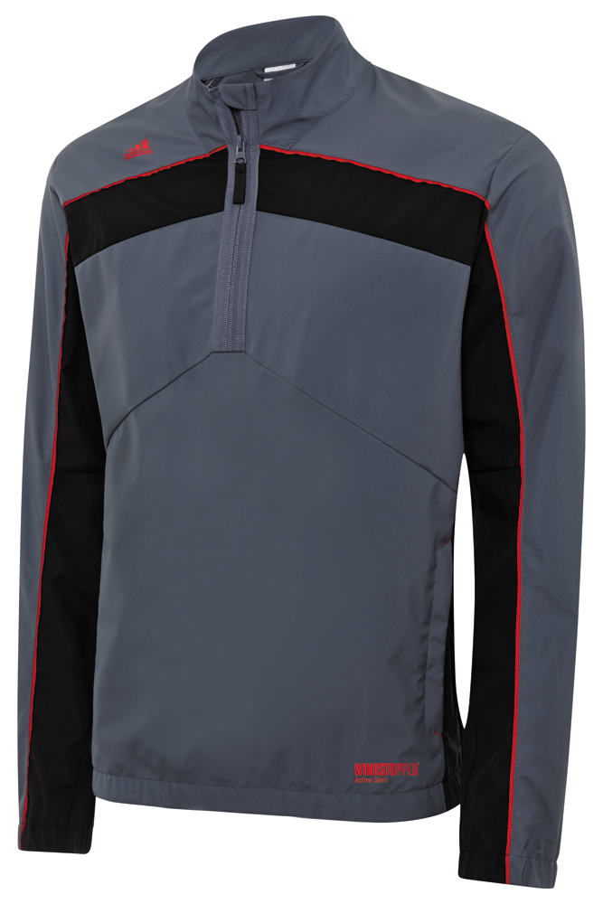 adidas Mens Gore-Tex Windstopper 1/2 Zip Jacket | GolfOnline