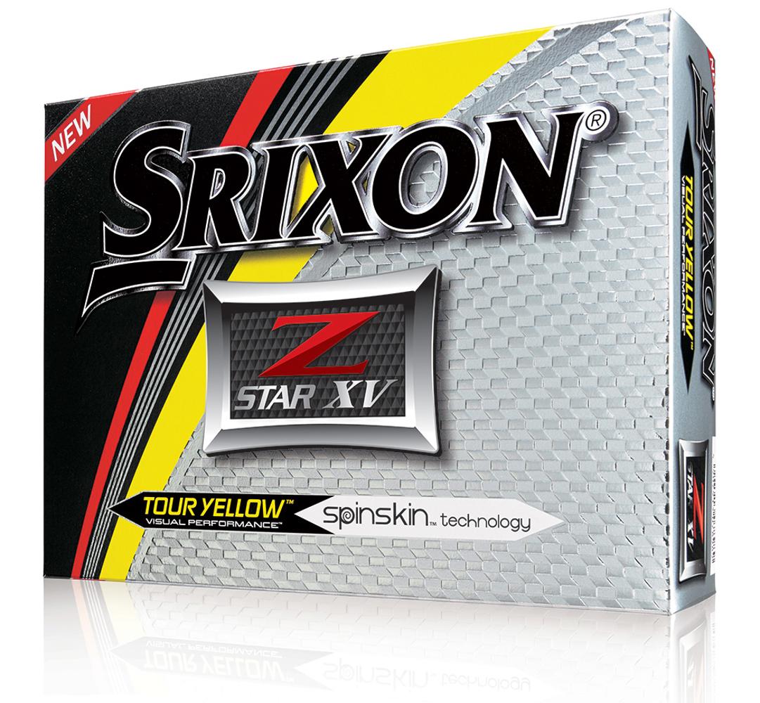 Srixon ZStar XV Tour Yellow Golf Balls (12 Balls)