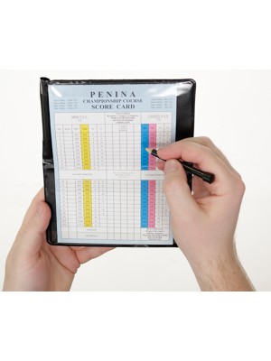 Deluxe Score Card Holder In Eco Bag