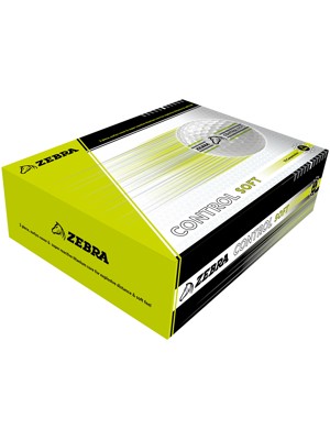 Zebra Control Soft 360 Alignment White Golf Balls 12 Balls
