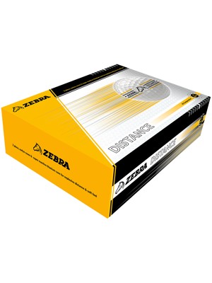 Zebra Distance 360 Alignment White Golf Balls 12 Balls