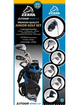 Zebra Golf Junior ZJTour Package Set - Age 6-8