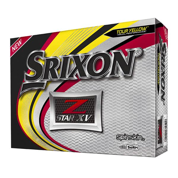 Srixon Z-Star XV Tour Yellow Golf Balls (12 Balls)