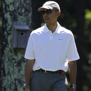 Barack Obama Spotted Using Game Golf