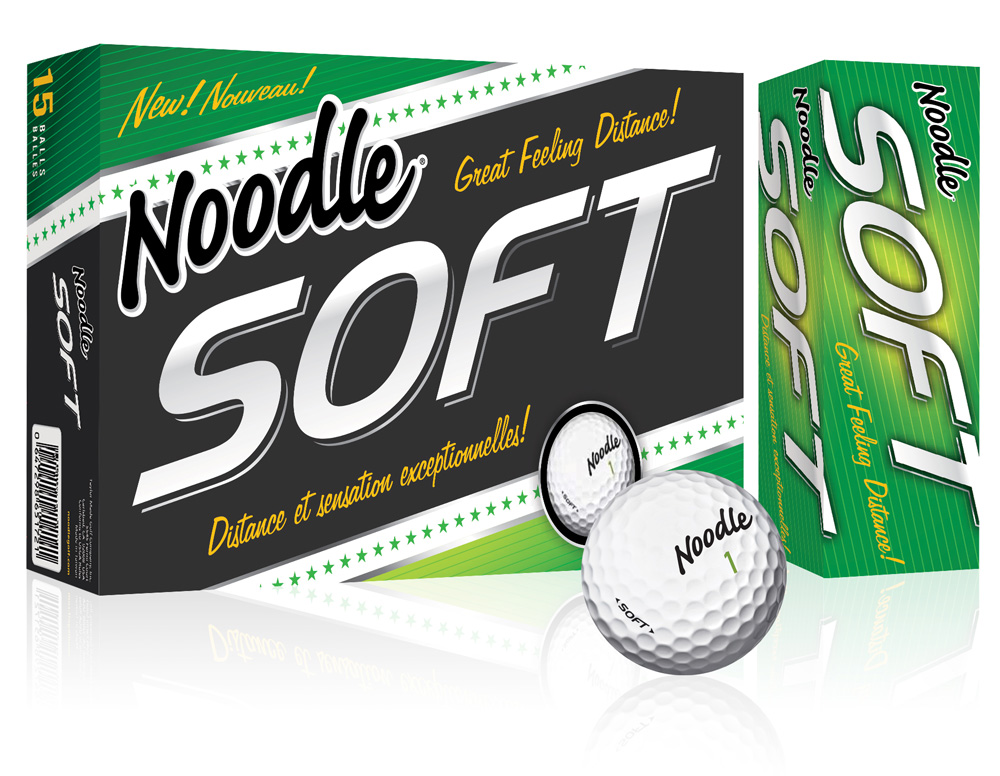 Noodle Soft Golf Balls (15 Balls) Logo Overrun