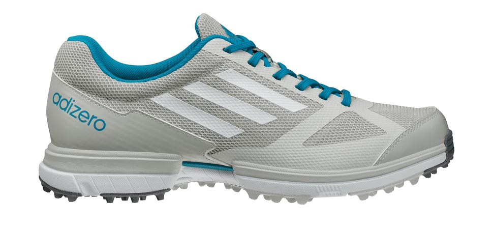 Adidas Ladies Adizero Sport Golf Shoes (Grey/White/Marine)