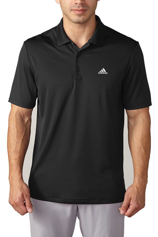  Adidas  Mens Performance Polo  Shirt  Logo on Chest 