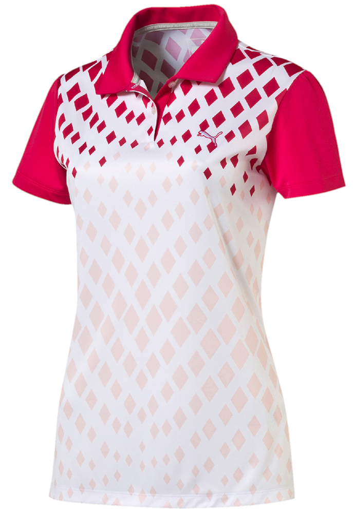 Puma Golf Ladies Diamond Graphic Polo Shirt | GolfOnline